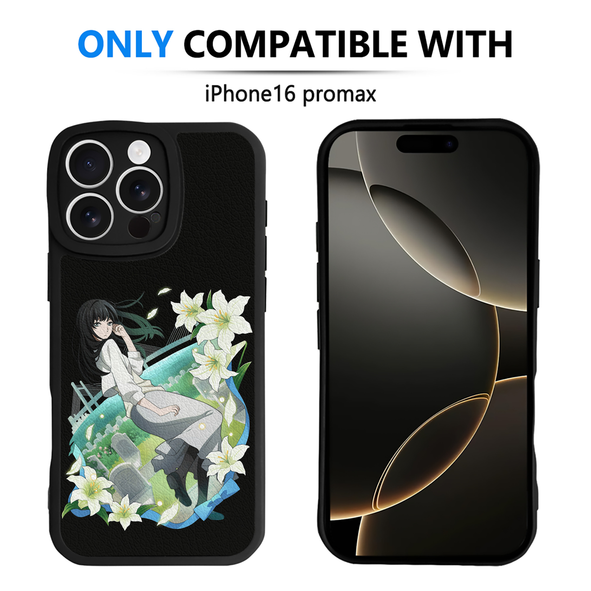 （画像用） 文豪ストレイドッグス Bungo Stray Dogs 【iPhone 16シリーズ対応】シリコンスマホケース（レザー調） 材質：シリコン